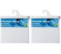 babyCalin - Housse alèse en Viscose 60x120 cm (Lot de 2)