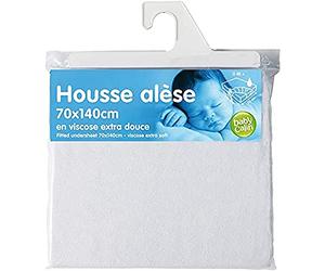 Babycalin - Housse alèse en viscose - 70x140 cm