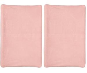BabyCalin Housse de Matelas à Langer Rose 50 X 70 cm (Lot de 2)