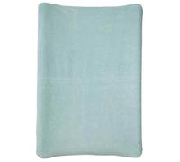 Babycalin - Housse matelas à langer 50x70 cm Bleu Vert - Housse matelas à langer Universelle en éponge 100% Coton - Bords élastiques - Housse de matelas à langer Facile à installer et à laver