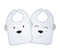 Babycalin Lot de 2 Bavoirs 1Er Âge