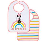 babyCalin Lot de 2 Bavoirs 1er âge scratch, Minnie Mouse