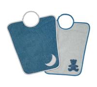 LOT DE 2 BAVOIRS MATERNELLE OURS-LUNE - JE M'APPELLE