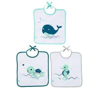 babyCalin - Lot de 3 bavoirs 1er age - Bio