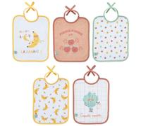 Babycalin - LOT DE 5 BAVOIRS NAISSANCE SMOOTHIE - 20X25CM