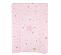 babyCalin Matelas à Langer Luxe Etoile Rose 50 x 70 cm - Avec toise imprimée