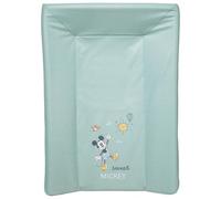 Babycalin - Matelas à langer bébé 50x70 cm Mickey Good Morning Disney Baby - Matelas à langer PVC avec appui-tête - Matelas à langer 50x70 Imperméable - Matelas à langer pour bébé 3 bords hauts