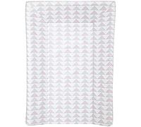 babyCalin Matelas à Langer motifs géométriques rose/gris - 50x70cm