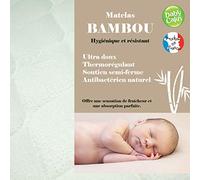 babyCalin Matelas Bambou 60 x 120 x 10 cm 1 Unité