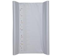 Babycalin - Plan à langer 50x70 cm Pois avec toise - Table à langer qui s'attache sur le lit de bébé en PVC - Table à langer bébé Facile à mettre en place - Plan à langer idéal pour petits espaces