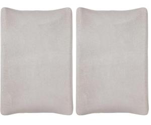 Babycalin Protection Matelas à Langer, Gris, 50 x 70 cm (Lot de 2)