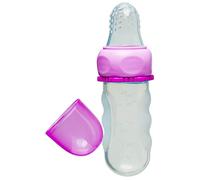 Babycalin - Tétine grignoteuse Rose - Sucette grignoteuse fruit et légume