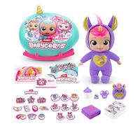 Babycorns Unicorn (Nicci), Grande poupée Interactive avec Sons et lumières Série 1 de ZURU (35 cm)