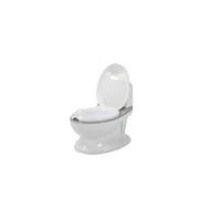 BabyDan 7820-20 Baby Dan Children Potty with Flushing Sound. 100% PVC Free. White/Grey