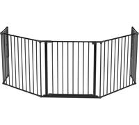 BabyDan Barrière de sécurité enfant multi-fonction flex, anthracite (XL) 90-278cm