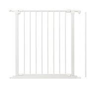 BabyDan Barrière Extension Large avec Portillon Flex Blanc