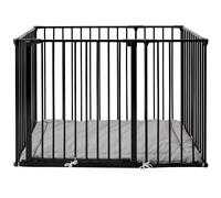 BabyDan Box Flex Parc Rectangulaire + Coussin Noir