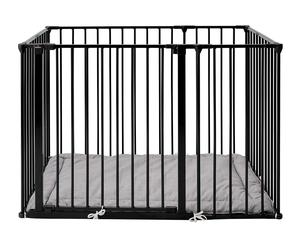 BabyDan Box Flex Parc Rectangulaire + Coussin Noir