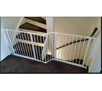 BabyDan Flex 2 x Porte Barrière de Sécurité Escalier et Porte 184 - 192 cm Noir