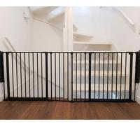 BabyDan Flex Barrière de Sécurité Escalier et Porte 133 cm & BabyDan FlexiFit Barrière de Sécurité Escalier et Porte 62 - 105 cm Noir