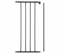 BabyDan Flex Barrière de Sécurité Escalier et Porte Modulable Rallonge 33 cm Noir