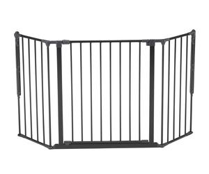 BabyDan Flex M Barrière de Sécurité Escalier et Cheminée 90 - 146 cm Noir
