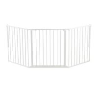 BabyDan Flex M+ Barrière de Sécurité Escalier et Cheminée 90 - 164 cm Blanc