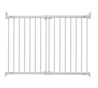 BabyDan FlexiFit, 67-105.5 cm, Extendable and Flexible Stair Gate/Baby Gate/Safety Gate, Metal, White, Made in Denmark - (Pet Gate/Dog gate)