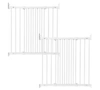 BabyDan FlexiFit Barrière de Sécurité Escalier et Porte 2 Portes 124 - 210 cm Blanc