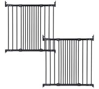BabyDan FlexiFit Barrière de Sécurité Escalier et Porte 2 Portes 124 - 210 cm Noir
