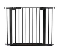 BabyDan Grille de Porte/Porte d'escalier Premier pour serrage, 92,5 - 99,8 cm, - Fabriqué au Danemark + Approuvé TÜV/GS, Noir