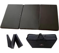 BabyDan Matelas de Voyage Pliable Extra épais, 60 x 120 x 4,5 cm, Noir, Parfait pour Les Week-Ends et Les Vacances