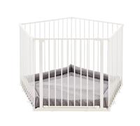 BabyDan Park A Kid / Parc Pliable Pentagonal + Coussin Blanc