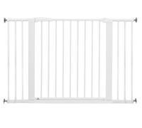 BabyDan Perfect Close Barrière de Sécurité Escalier et Porte 117 - 124 cm Blanc