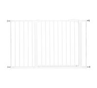 BabyDan Perfect Close Barrière de Sécurité Escalier et Porte 121 - 129 cm Blanc