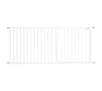 BabyDan Premier Barrière de Sécurité Escalier et Porte 158,3 - 165 cm Blanc