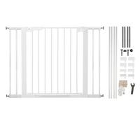 BabyDan Premier Barrière de Sécurité Escalier et Porte All-In-One 73,5 - 106,3 cm Blanc