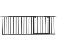 BabyDan Premier Barrière de Sécurité Escalier et Porte All-In-One 73,5 - 215 cm Noir