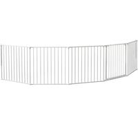 BabyDan XXL Barrière flexible pour protection de foyer cheminée Blanc