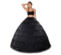 Babydress Jupons Crinoline Mariage Jupon 6 Cerceau mariée Jupon Hoopless Robe de mariée Jupons Femme Jupes Sculptantes Wedding Petticoat Robe de Bal Jupon Jupes Femme Jupon