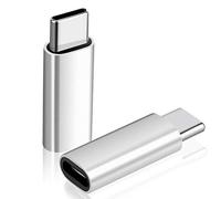 BabyElf USB C Adapter USB Type C à l'éclairage mâle à Femelle câble de Charge Adaptateur pour iPhone 16 15 Pro AirPods 4/Pro 2 Plus Pro Galaxy S24 One-Plus Ace 3 Pro Pixel 9 et Plus Juste pour Charger