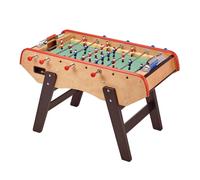 Kangui Baby-Foot Adulte Luxe en Bois - Barres télescopiques - 2 à 4 Joueurs - 3 Balles liège inclues