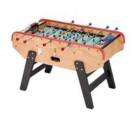 Babyfoot Adulte Luxe en Bois Style bistrot avec monnayeur jetons - 10 balles liège incluses - 30 jetons fournis