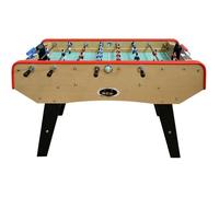 Babyfoot Deluxe type Bistrot - PLAY4FUN - 151 x 77 x 91 cm - Terrain de jeu Vert - Barres télescopiques