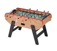 Babyfoot Adulte Luxe en Bois Style bistrot avec monnayeur jetons - 10 balles liège incluses - 30 jetons fournis