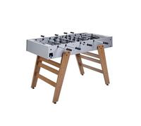 Jardindeco Babyfoot – Omaha – Table de football moderne et compacte – Gris