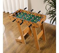 HomCom Babyfoot pliable – 18 joueurs, 2 ballons, 6 tiges, tableau de bord – 69×37×70 cm