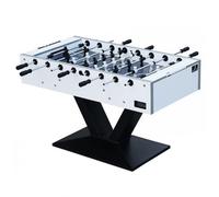 Cougar Table Babyfoot Premium Pro – Blanc – Intérieur adulte/enfant – 4 balles & comptoir de points