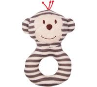 Babyglück hochet anneau singe gris marron et beige TU