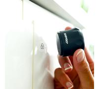 BABYGO® Butoir de porte d'armoire de sécurité bébé (10 serrures + 2 clés + 8 protections d'angle de table bébé) Armoire de sécurité magnétique Sécurité enfant | Serrures de placard à tiroirs, noir